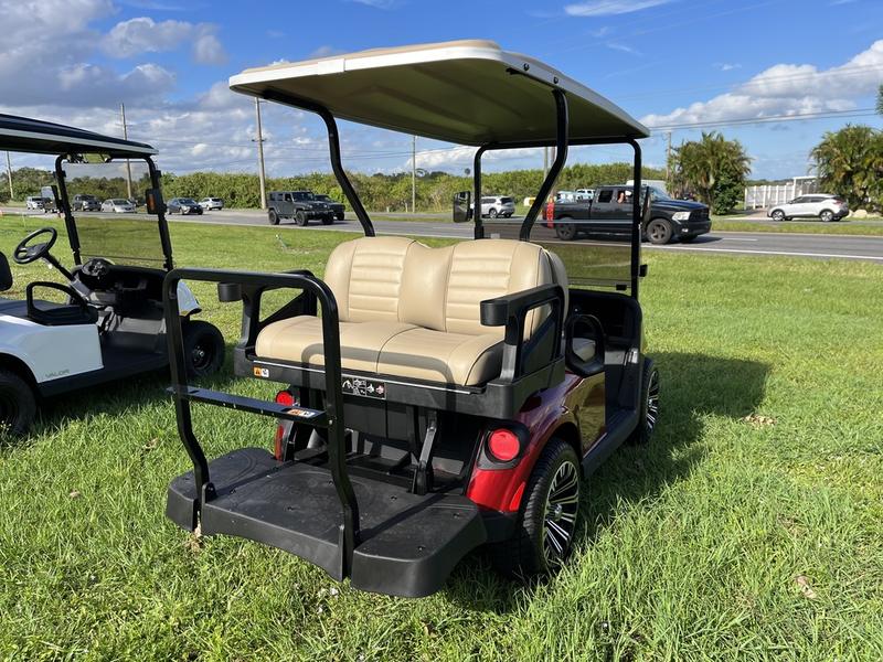 New 2023 E-Z-Go Freedom RXV ELiTE Lithium Inferno Red - Image 5