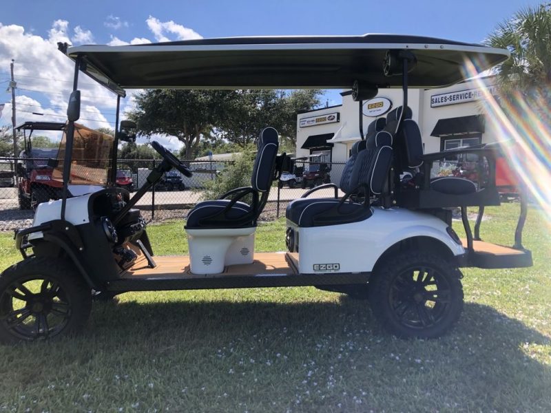 2021 E-Z-GO Express™ L6 Gas Bright White - Image 6