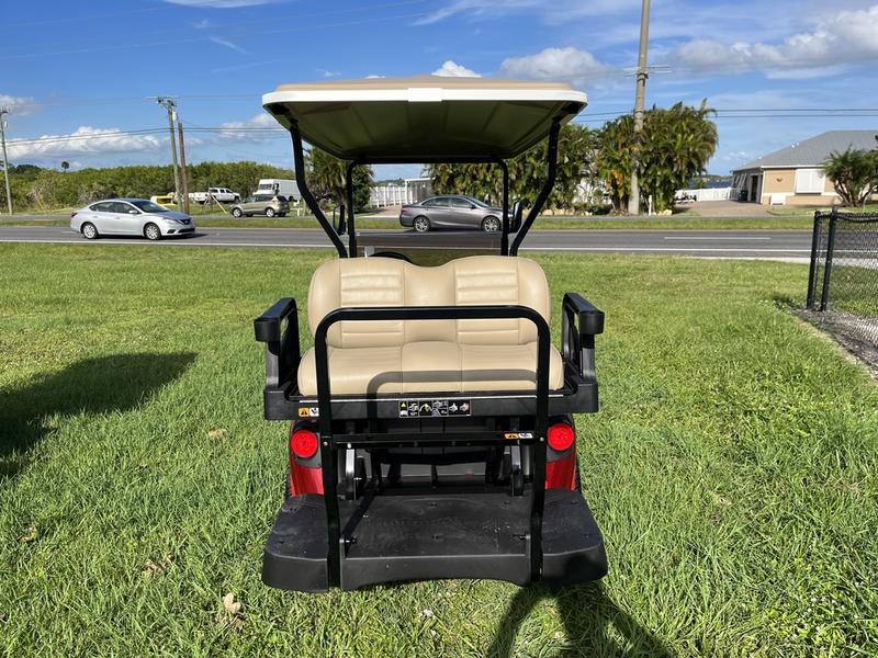 New 2023 E-Z-Go Freedom RXV ELiTE Lithium Inferno Red - Image 4