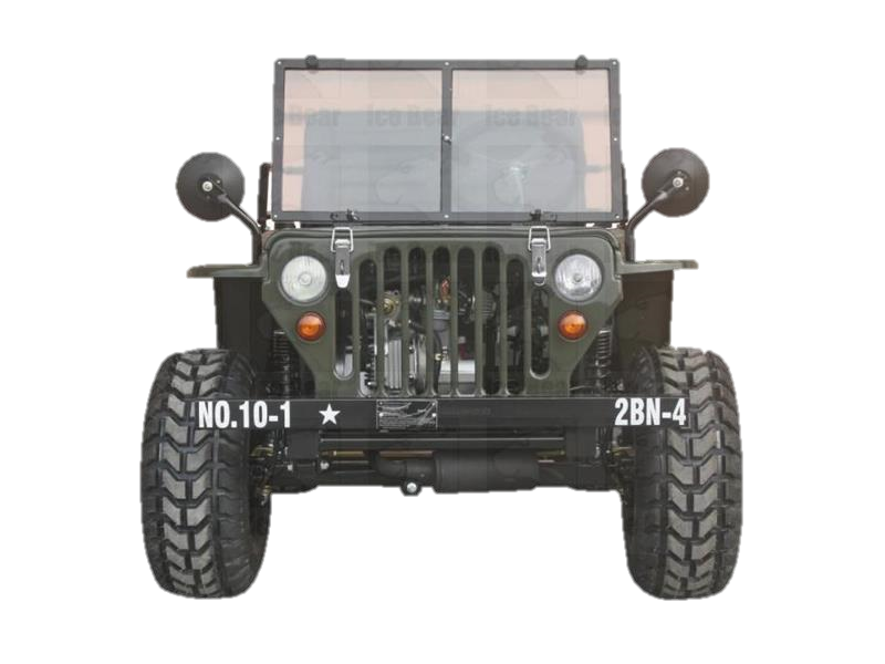 Mini Jeep Go Kart 125cc, 3-speed with Reverse, Steel Wheels, Front Mounted Engine - Image 5